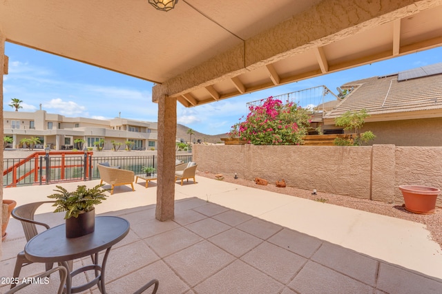 5822 W Abraham Ln, Glendale, AZ 85308 - view of patio featuring a residential view