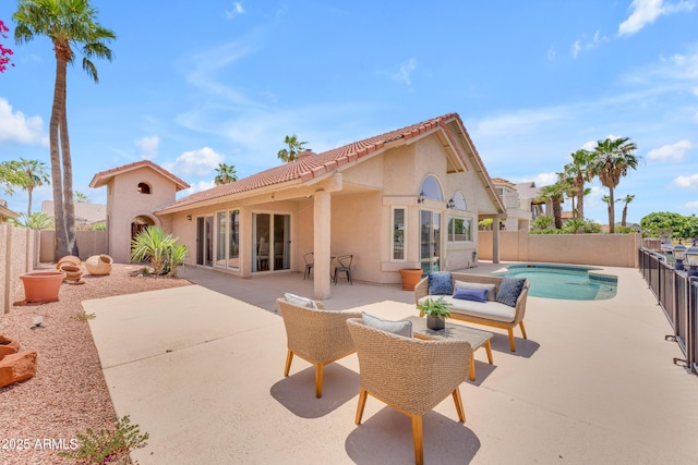 5822 W Abraham Ln, Glendale, AZ 85308 - fenced backyard with a patio area