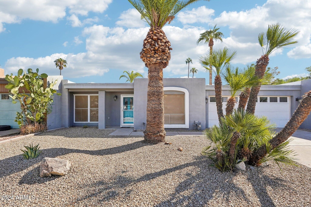 ranch-style house with a garage