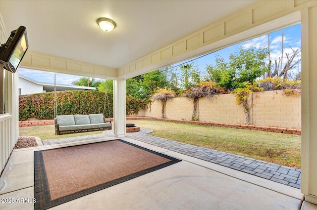 view of patio