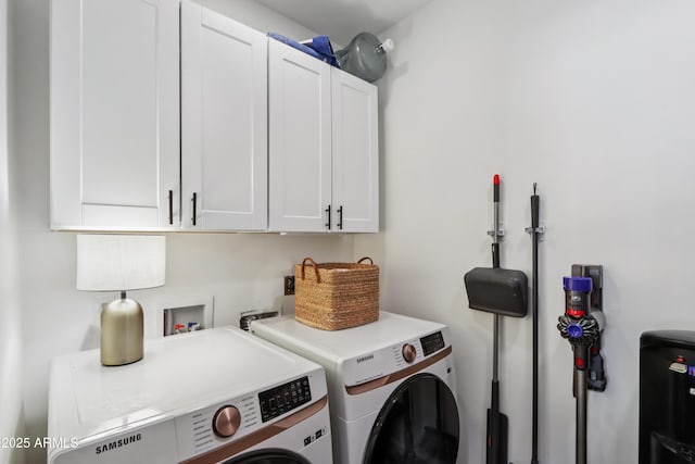 4525 N 66th St Unit 1, Scottsdale, AZ 85251 - laundry area with separate washer and dryer and cabinet space