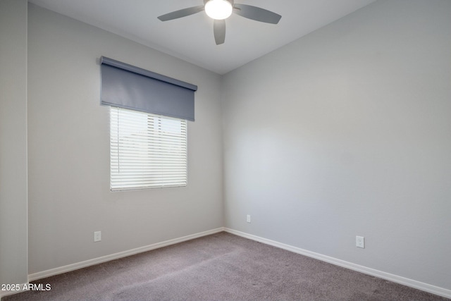 2644 S Dock St, Gilbert, AZ 85295 - carpeted spare room with baseboards and a ceiling fan