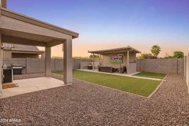 16848 W Alice Ave, Waddell, AZ 85355 - view of yard with an outdoor hangout area and a patio area