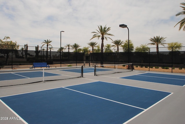 view of sport court with basketball court