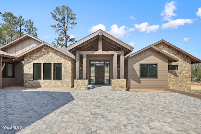 1804 E Senna Pt, Payson, AZ 85541 - view of front of house with stone siding and board and batten siding