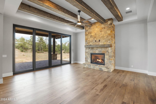 1804 E Senna Pt, Payson, AZ 85541 - unfurnished living room featuring visible vents, baseboards, and a fireplace