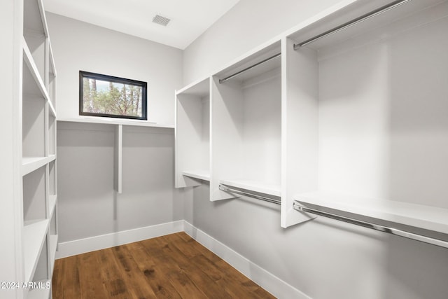 1804 E Senna Pt, Payson, AZ 85541 - walk in closet with dark wood finished floors and visible vents