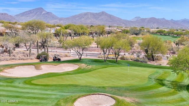2452 W Muirfield Dr, Anthem, AZ 85086 - view of community featuring golf course view and a mountain view