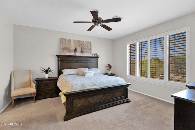 2452 W Muirfield Dr, Anthem, AZ 85086 - bedroom with carpet flooring, baseboards, and ceiling fan