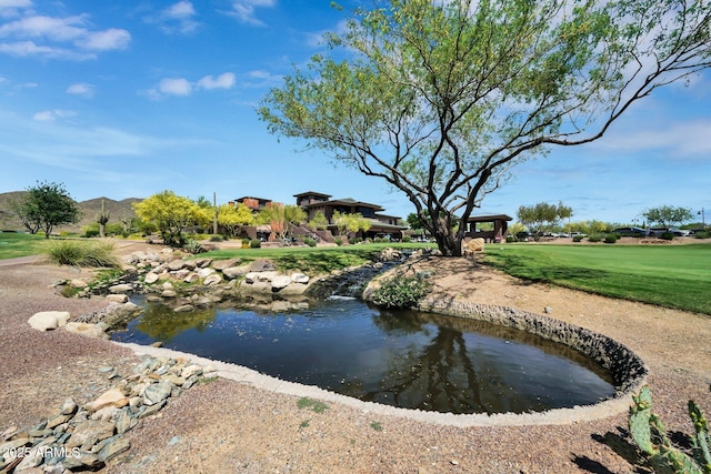 2452 W Muirfield Dr, Anthem, AZ 85086 - property view of water with a garden pond