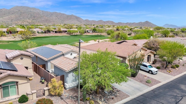 2452 W Muirfield Dr, Anthem, AZ 85086 - drone / aerial view featuring a mountain view and a residential view