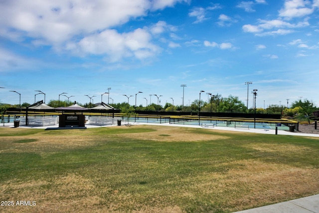 2452 W Muirfield Dr, Anthem, AZ 85086 - view of yard with a tennis court