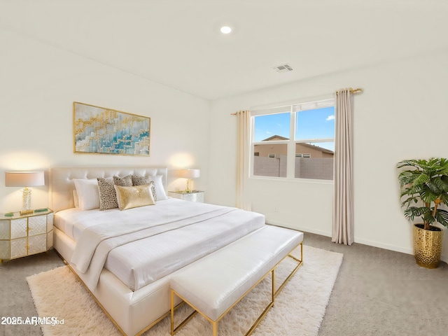 bedroom featuring carpet floors