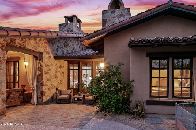 exterior space featuring a patio