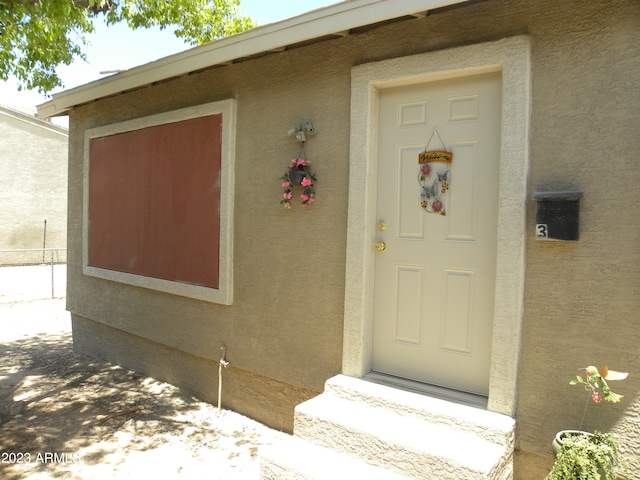 view of property entrance