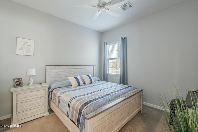 17253 W Echo Ln, Waddell, AZ 85355 - bedroom featuring carpet flooring, baseboards, and ceiling fan