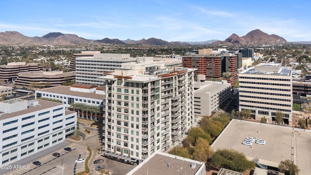 view of city featuring mountains