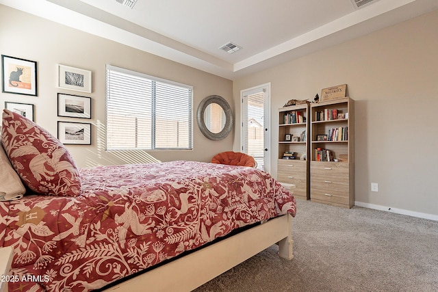 bedroom featuring carpet flooring