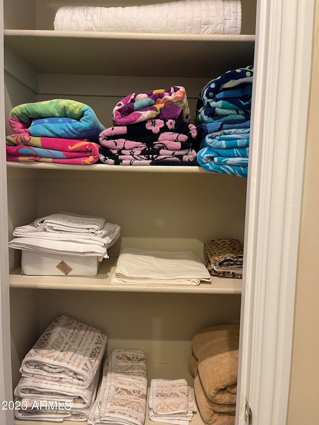 view of closet