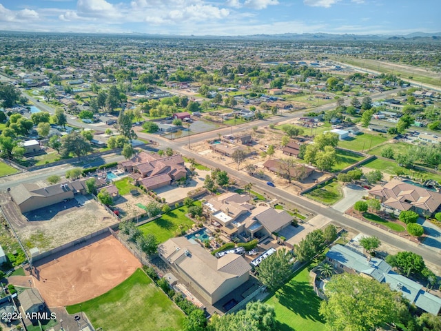 birds eye view of property featuring a residential view