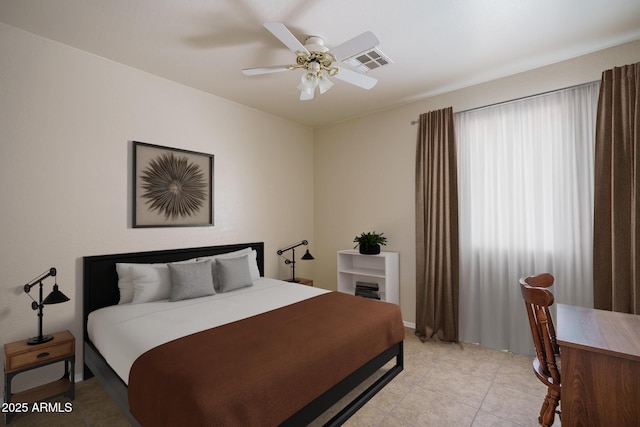 10618 W Pima St, Tolleson, AZ 85353 - bedroom featuring a ceiling fan and light tile patterned flooring