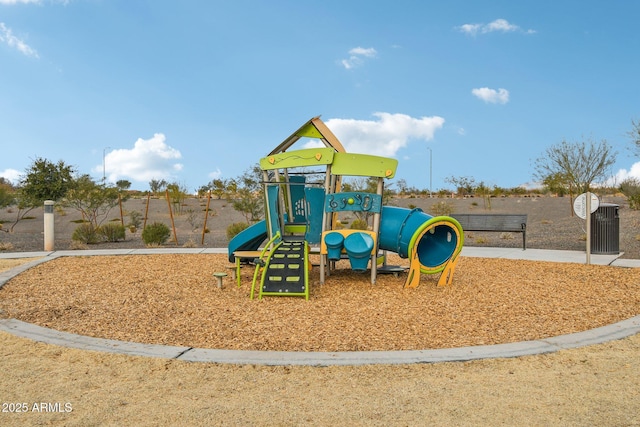 view of jungle gym