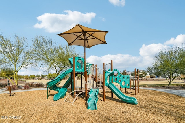 view of jungle gym