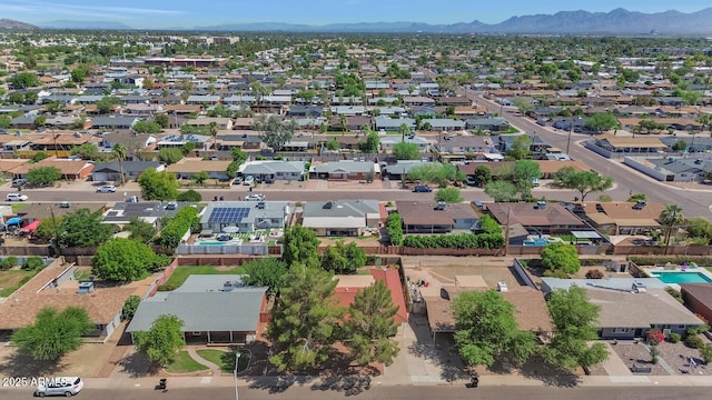 8140 E Mitchell Dr, Scottsdale, AZ 85251 - aerial perspective of suburban area featuring a mountainous background