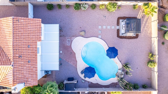 4049 E Arbor Ave, Mesa, AZ 85206 - view from above of property with a pool area