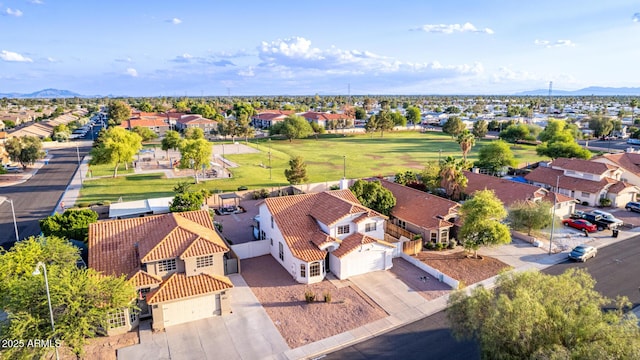 4049 E Arbor Ave, Mesa, AZ 85206 - aerial perspective of suburban area with a mountainous background