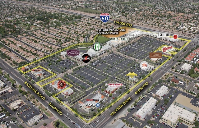 4049 E Arbor Ave, Mesa, AZ 85206 - map / location with property boundaries highlighted