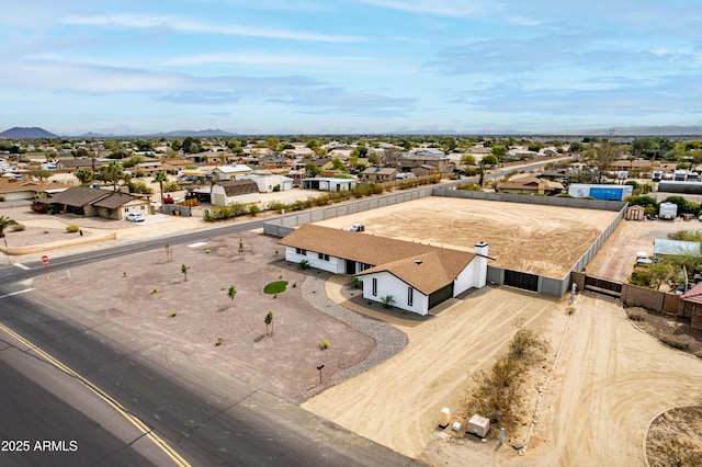 drone / aerial view featuring a residential view