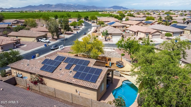 5401 S Dove Holw, Buckeye, AZ 85326 - aerial view of residential area featuring a mountain backdrop