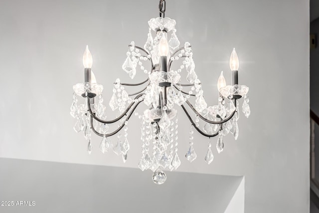 15027 N 61st Pl, Scottsdale, AZ 85254 - interior details with a notable chandelier