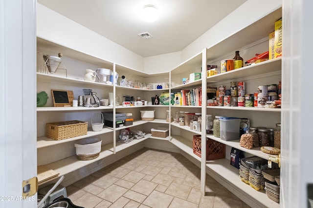 view of pantry