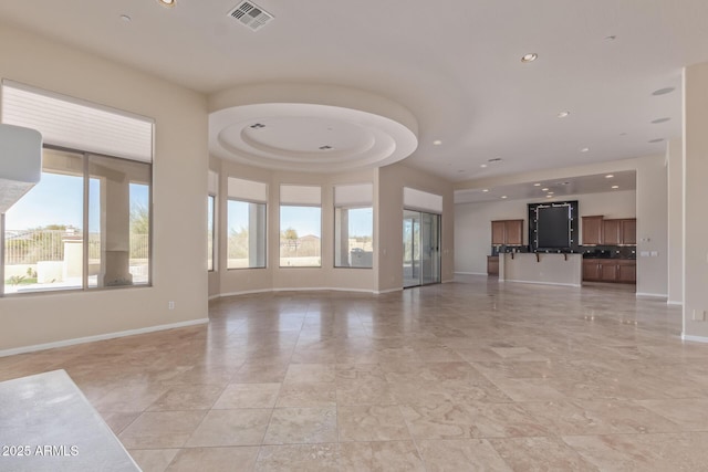 view of unfurnished living room