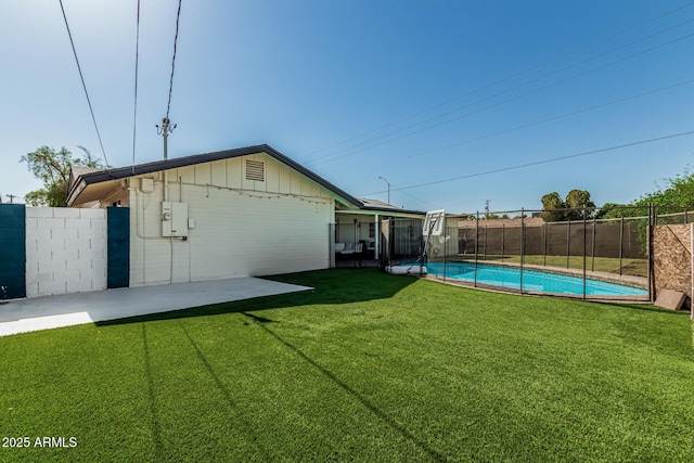 591 N Cheri Lynn Dr, Chandler, AZ 85225 - view of yard featuring a patio area