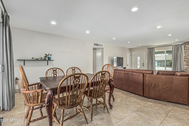 591 N Cheri Lynn Dr, Chandler, AZ 85225 - dining room featuring recessed lighting and light tile patterned floors