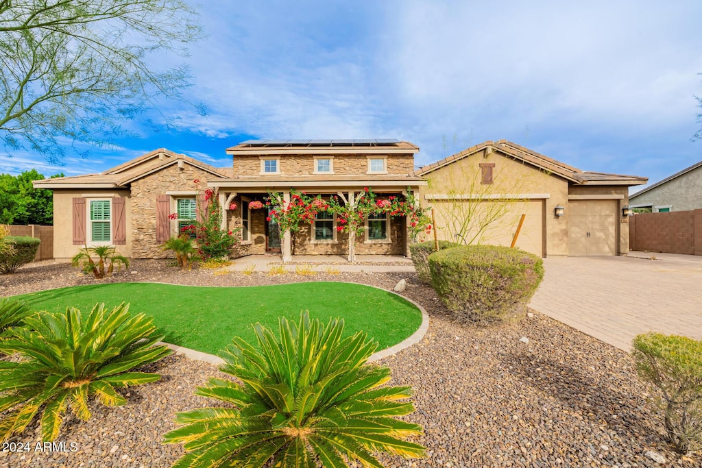 9618 W Staghorn Rd, Peoria, AZ 85383 - view of front facade with a garage