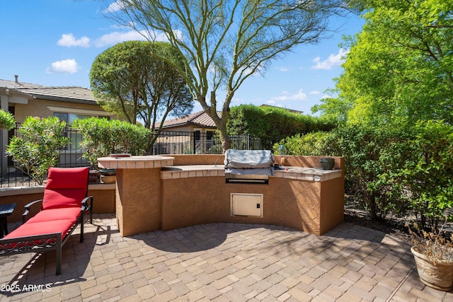 26293 W Runion Ln, Buckeye, AZ 85396 - view of patio / terrace with fence and area for grilling