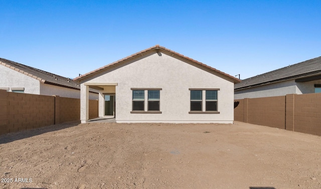 view of rear view of property