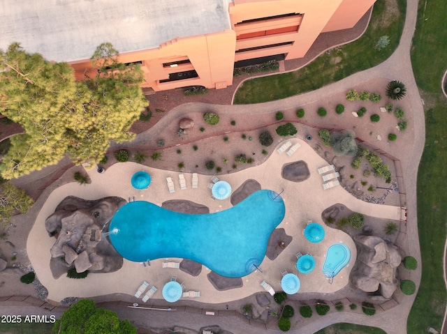 12222 N Paradise Village Pkwy S Unit 442, Phoenix, AZ 85032 - aerial view of a pool