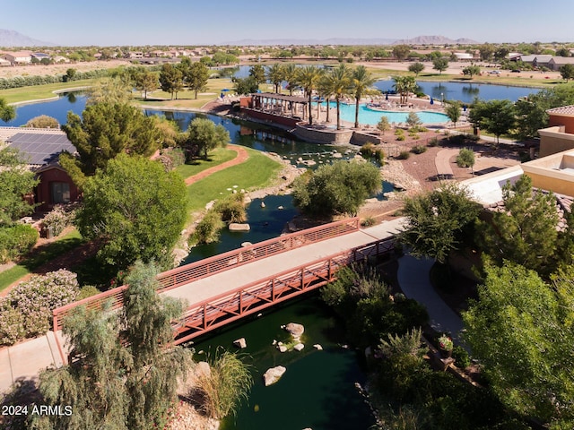 42531 W Heavenly Pl, Maricopa, AZ 85138 - drone / aerial view with a water view