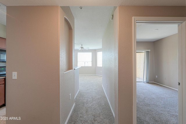 9820 N Central Ave Unit 212, Phoenix, AZ 85020 - hallway with carpet floors and a textured wall