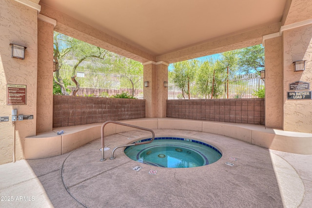 9820 N Central Ave Unit 212, Phoenix, AZ 85020 - view of pool with a hot tub