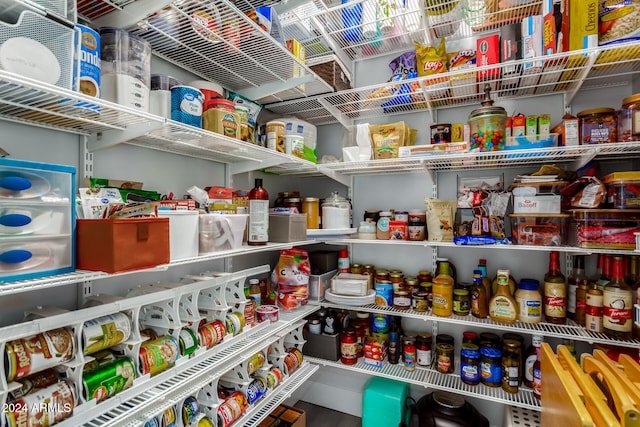 view of pantry