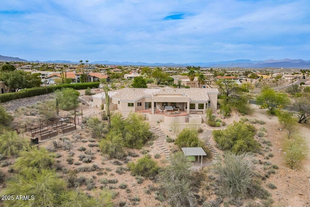 16507 E Trevino Dr, Fountain Hills, AZ 85268 - exterior space with a mountain view