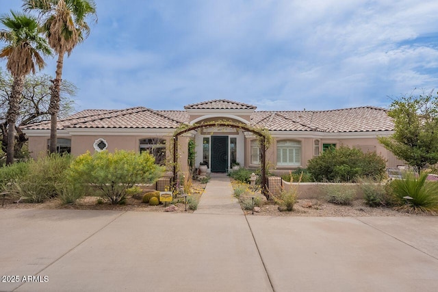 16507 E Trevino Dr, Fountain Hills, AZ 85268 - mediterranean / spanish home with stucco siding and a tiled roof