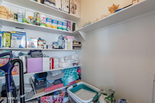 view of pantry