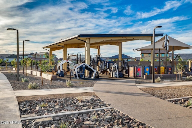 surrounding community featuring playground community